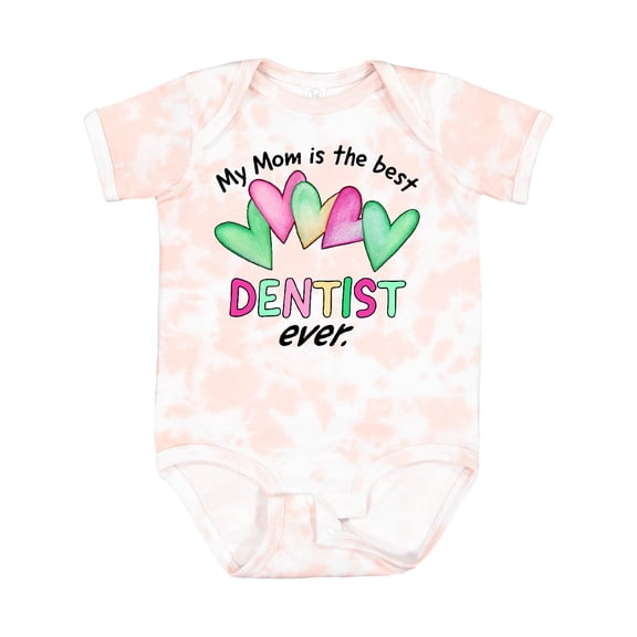 Inktastic My Mom is the Best Dentist Ever Boys or Girls Baby Bodysuit
