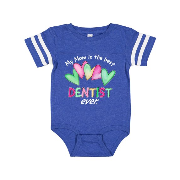 Inktastic My Mom is the Best Dentist Ever Gift Baby Boy or Baby Girl Bodysuit