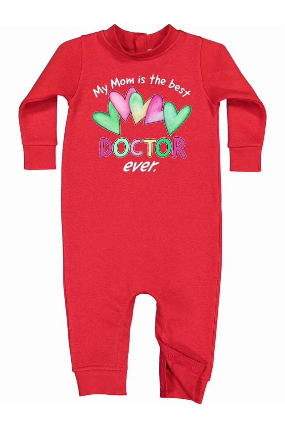 My Mom is the Best Doctor Ever Baby Fleece Romper