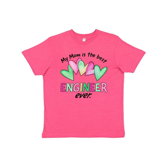 Inktastic My Mom is the Best Engineer Ever Youth T-Shirt