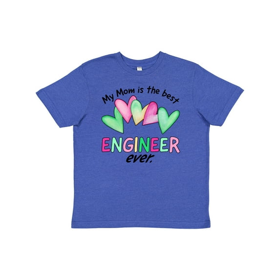Inktastic My Mom is the Best Engineer Ever Youth T-Shirt