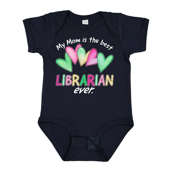 Inktastic My Mom is the Best Librarian Ever Boys or Girls Baby Bodysuit