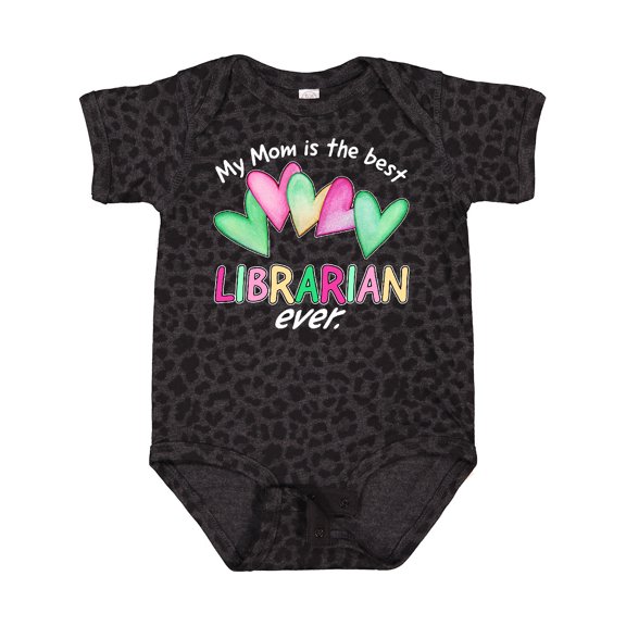 Inktastic My Mom is the Best Librarian Ever Boys or Girls Baby Bodysuit