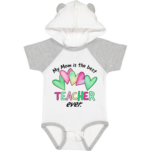 Inktastic My Mom is the Best Teacher Ever Boys or Girls Baby Bodysuit