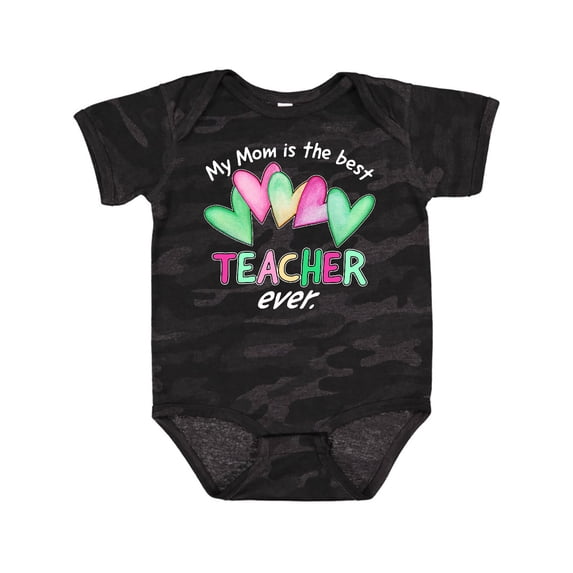 Inktastic My Mom is the Best Teacher Ever Boys or Girls Baby Bodysuit