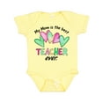 thumbnail image 1 of Inktastic My Mom is the Best Teacher Ever Boys or Girls Baby Bodysuit, 1 of 5