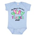 thumbnail image 1 of Inktastic My Mom is the Best Teacher Ever Boys or Girls Baby Bodysuit, 1 of 5
