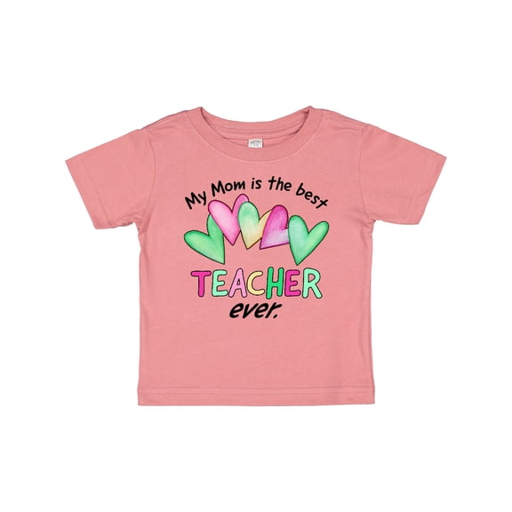 Inktastic My Mom is the Best Teacher Ever Boys or Girls Baby T-Shirt