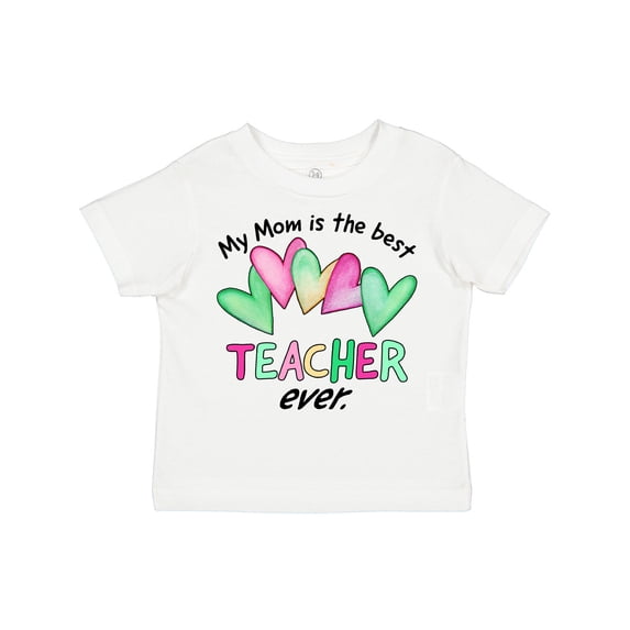 Inktastic My Mom is the Best Teacher Ever Boys or Girls Toddler T-Shirt
