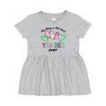 thumbnail image 1 of Inktastic My Mom is the Best Teacher Ever Girls Baby Dress, 1 of 5