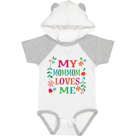 Inktastic My MomMom Loves Me Girls Girls Baby Bodysuit