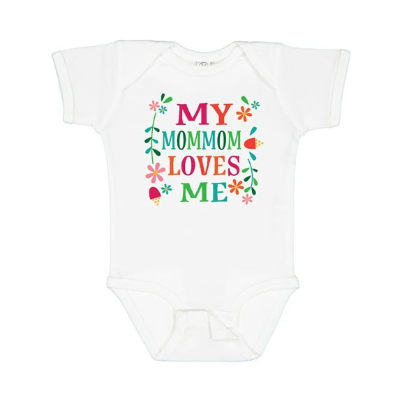 Inktastic My MomMom Loves Me Girls Girls Baby Bodysuit