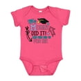 thumbnail image 1 of Inktastic My Mommy Did It and She Did It for Me with Graduation Cap Girls Baby Bodysuit, 1 of 5