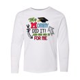 thumbnail image 1 of Inktastic My Mommy Did It and She Did it For Me with Graduation Cap Long Sleeve Youth T-Shirt, 1 of 5