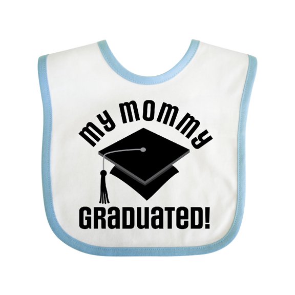 Inktastic My Mommy Graduated College Graduate Boys or Girls Baby Bib