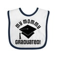 thumbnail image 1 of Inktastic My Mommy Graduated College Graduate Boys or Girls Baby Bib, 1 of 4