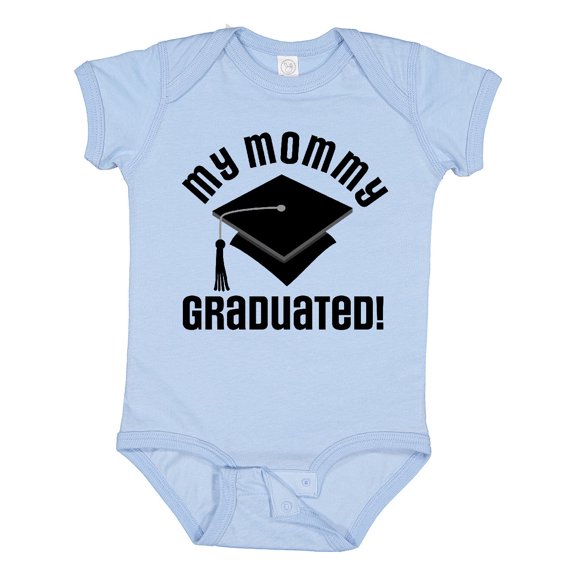Inktastic My Mommy Graduated College Graduate Boys or Girls Baby Bodysuit