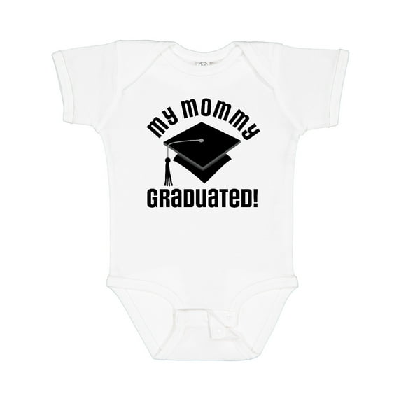 Inktastic My Mommy Graduated College Graduate Boys or Girls Baby Bodysuit