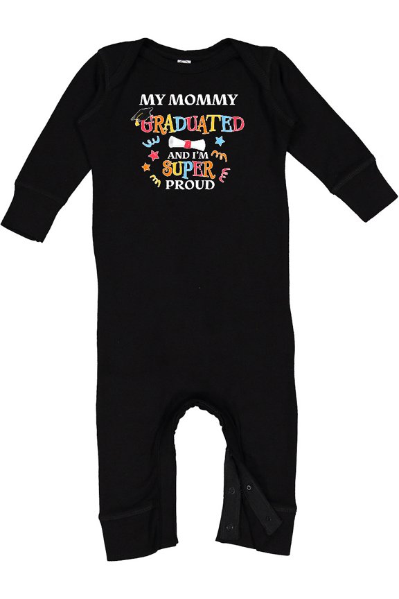 My Mommy Graduated and I'm Super Proud Baby Romper Coveralls