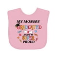 thumbnail image 1 of Inktastic My Mommy Graduated and I'm Super Proud Boys or Girls Baby Bib, 1 of 4
