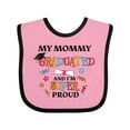 thumbnail image 1 of Inktastic My Mommy Graduated and I'm Super Proud Boys or Girls Baby Bib, 1 of 4