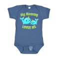 thumbnail image 1 of Inktastic My Mommy Loves Me Cute Narwhal Boys or Girls Baby Bodysuit, 1 of 5