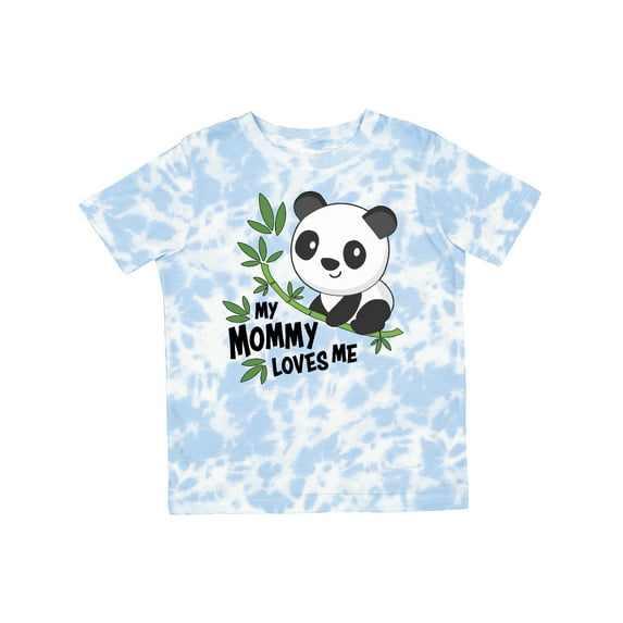 Inktastic My Mommy Loves Me- Cute Panda Boys or Girls Toddler T-Shirt