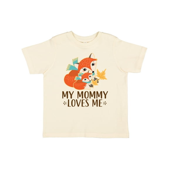 Inktastic My Mommy Loves Me Fox Boys or Girls Toddler T-Shirt