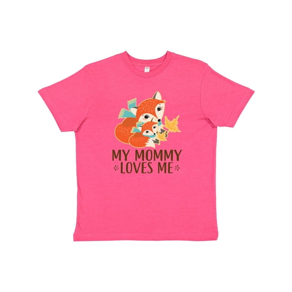 Inktastic My Mommy Loves Me Fox Youth T-Shirt