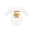 thumbnail image 1 of Inktastic My Mommy Loves Me Sloth Boys or Girls Long Sleeve Baby Bodysuit, 1 of 5