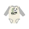 thumbnail image 1 of Inktastic My Mommy Loves Me- cute panda Boys or Girls Long Sleeve Baby Bodysuit, 1 of 5