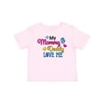 thumbnail image 1 of Inktastic My Mommy and Daddy Love Me with Hearts Boys or Girls Baby T-Shirt, 1 of 5