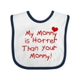 thumbnail image 1 of Inktastic My Mommy is Hotter Than Your Mommy Boys or Girls Baby Bib, 1 of 4