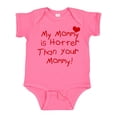 thumbnail image 1 of Inktastic My Mommy is Hotter Than Your Mommy Boys or Girls Baby Bodysuit, 1 of 5