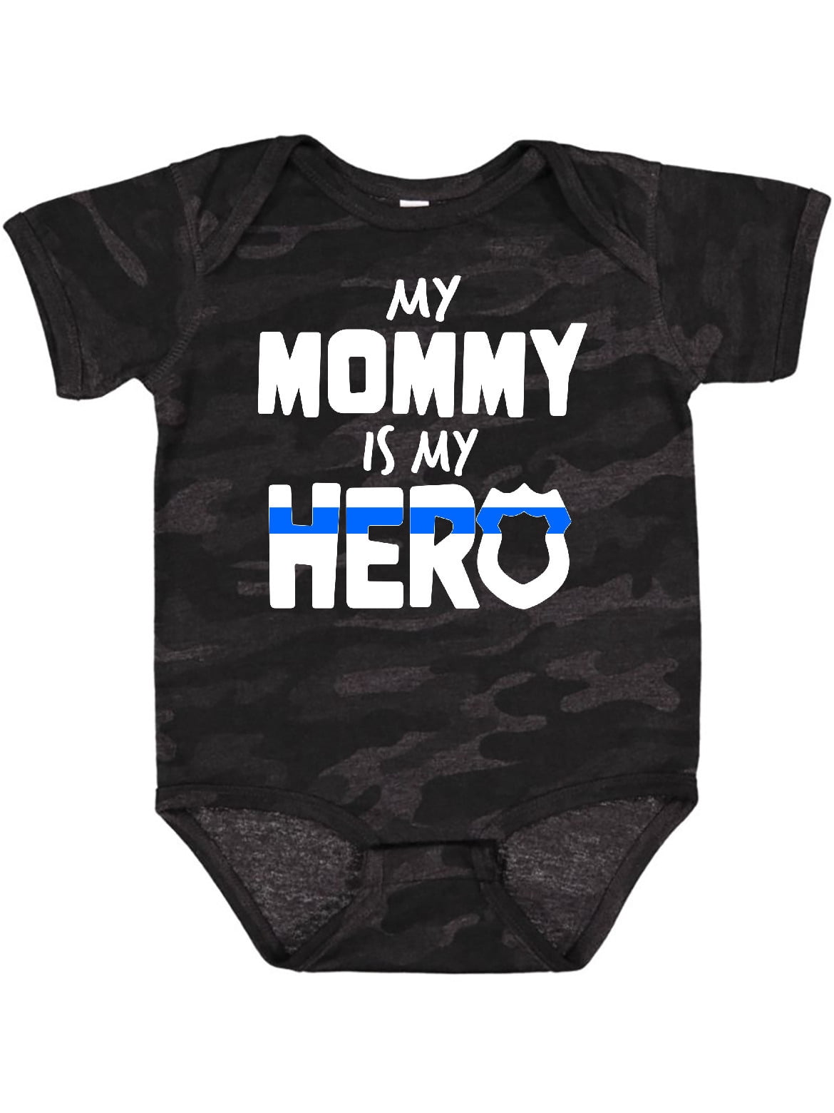 Inktastic My Brother Is My Hero Police Officer Family Women's V-Neck T-Shirt
