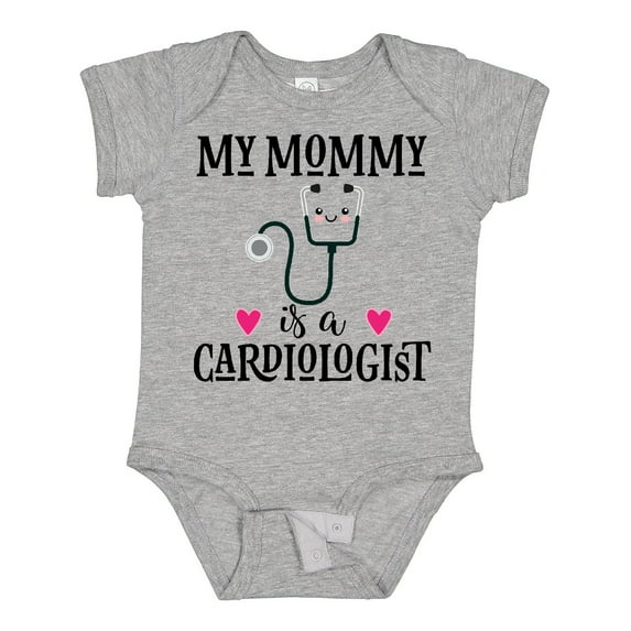 Inktastic My Mommy is a Cardiologist Boys or Girls Baby Bodysuit