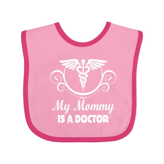 Inktastic My Mommy is a Doctor Boys or Girls Baby Bib