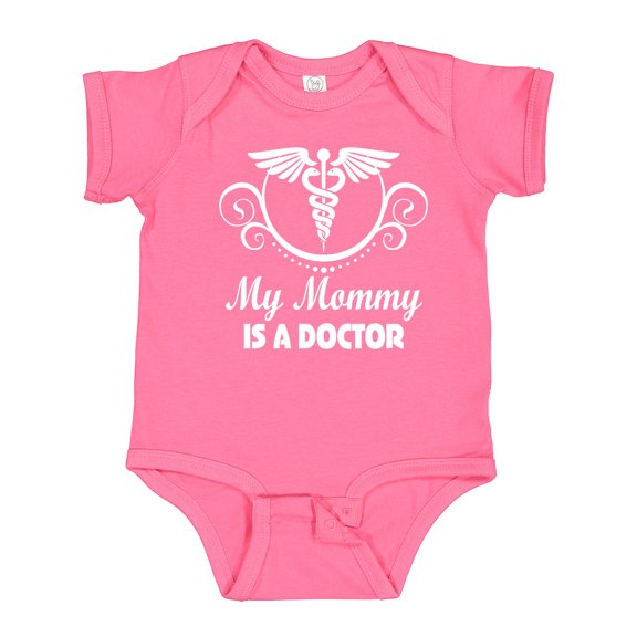 Inktastic My Mommy is a Doctor Boys or Girls Baby Bodysuit
