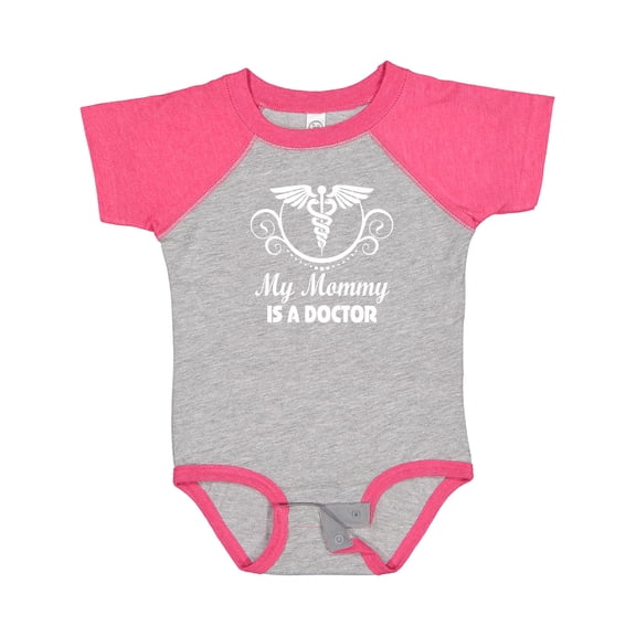 Inktastic My Mommy is a Doctor Boys or Girls Baby Bodysuit