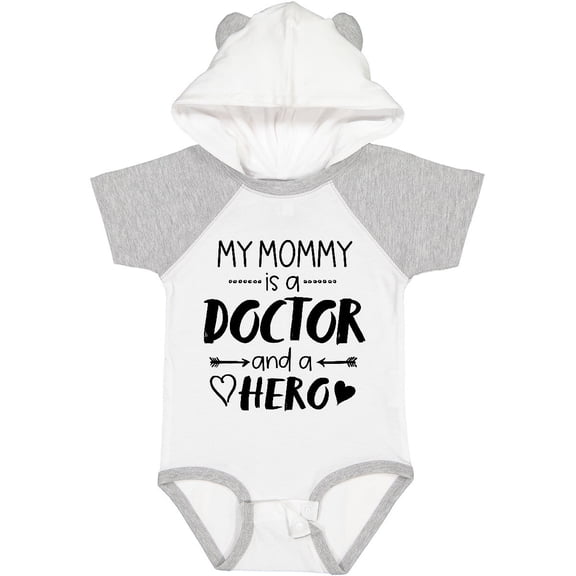 Inktastic My Mommy is a Doctor and a Hero Boys or Girls Baby Bodysuit