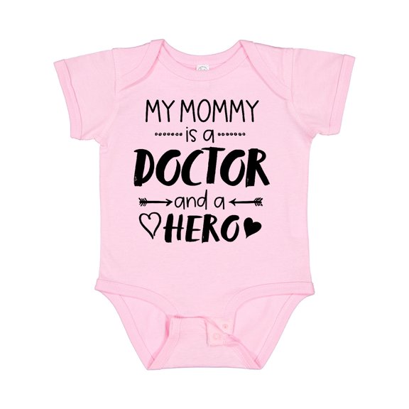 Inktastic My Mommy is a Doctor and a Hero Boys or Girls Baby Bodysuit