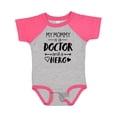 thumbnail image 1 of Inktastic My Mommy is a Doctor and a Hero Boys or Girls Baby Bodysuit, 1 of 5