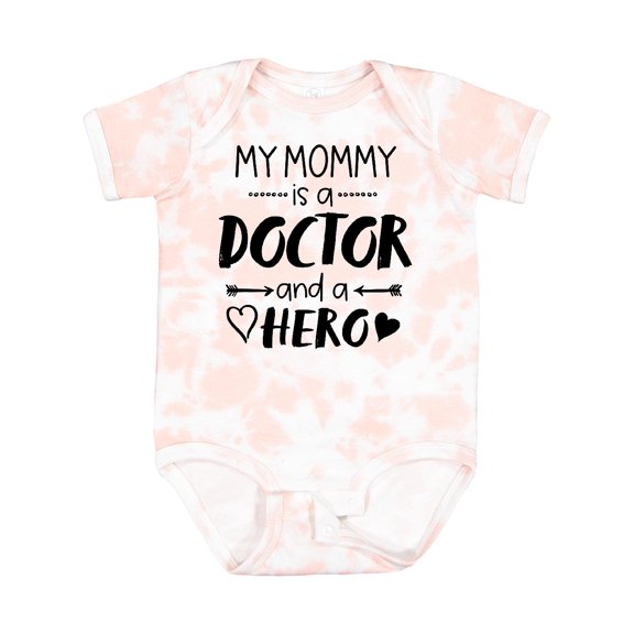 Inktastic My Mommy is a Doctor and a Hero Boys or Girls Baby Bodysuit