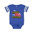 thumbnail image 1 of Inktastic My Mommy is a Firefighter with Fire Truck Boys or Girls Baby Bodysuit, 1 of 5