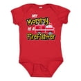 thumbnail image 1 of Inktastic My Mommy is a Firefighter with Fire Truck Boys or Girls Baby Bodysuit, 1 of 5