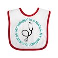 thumbnail image 1 of Inktastic My Mommy is a Nurse Boys or Girls Baby Bib, 1 of 4