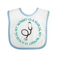 thumbnail image 1 of Inktastic My Mommy is a Nurse Boys or Girls Baby Bib, 1 of 4