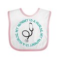 thumbnail image 1 of Inktastic My Mommy is a Nurse Boys or Girls Baby Bib, 1 of 4