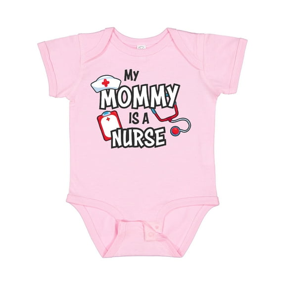 Inktastic My Mommy is a Nurse Boys or Girls Baby Bodysuit