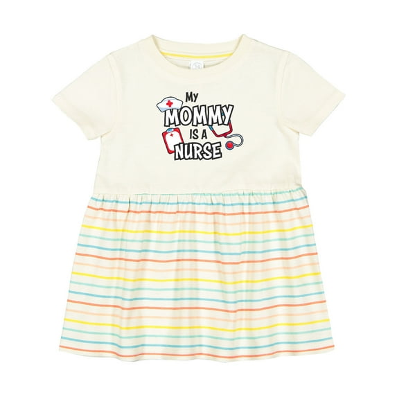Inktastic My Mommy is a Nurse Girls Baby Dress